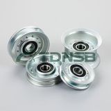 V-belt pulley with bearing