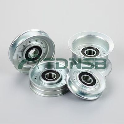 V-belt pulley with bearing